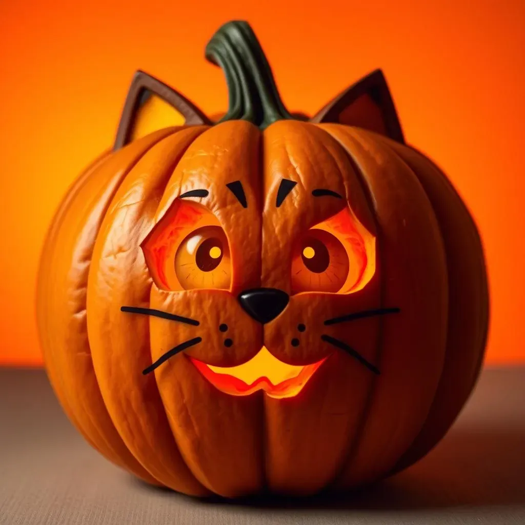 Adorable Animal Pumpkin Carvings