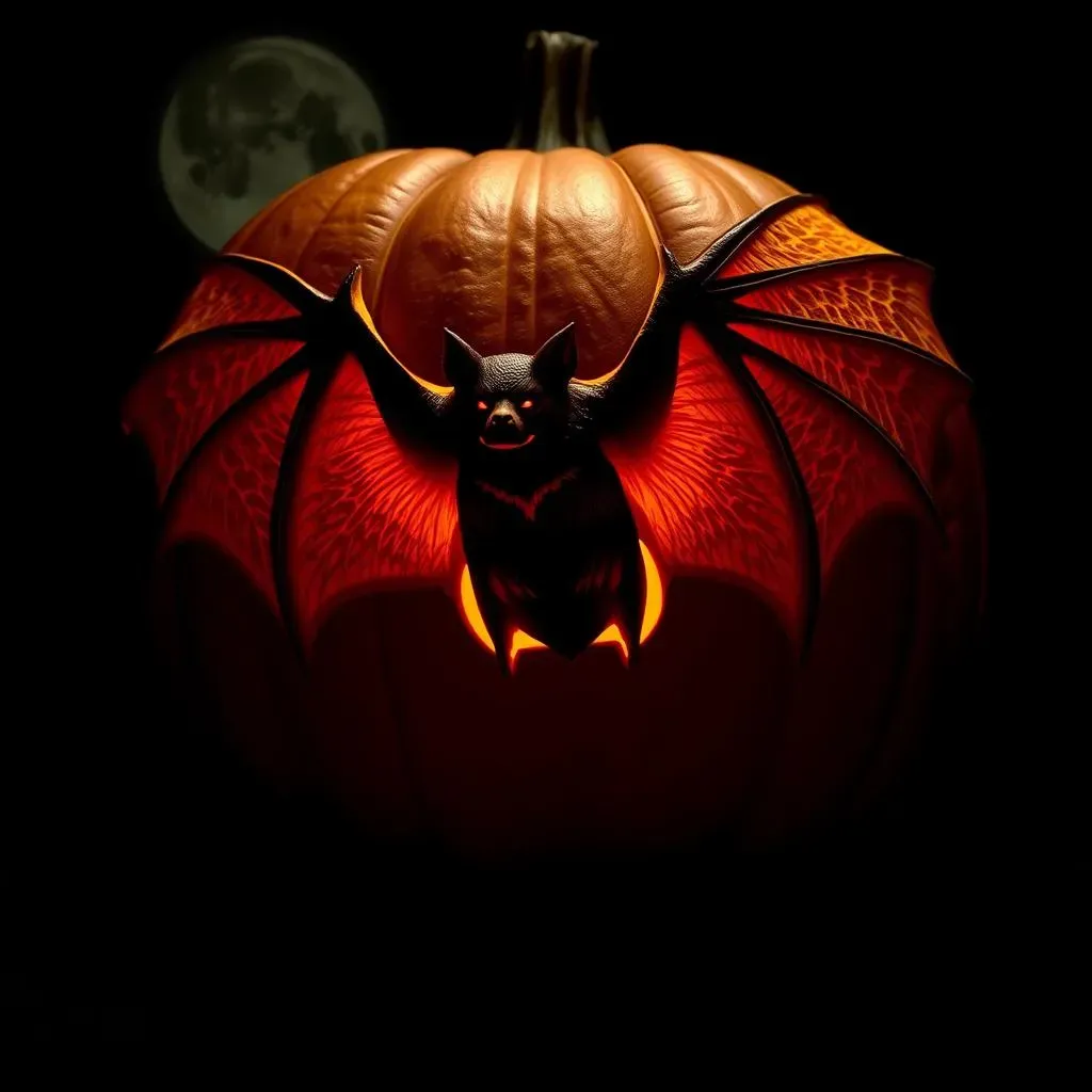 Advanced Bat Designs: Intricate Pumpkin Carving Techniques