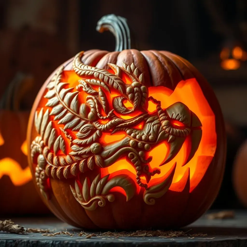 Advanced Competitive Pumpkin Carving: Designs and Details