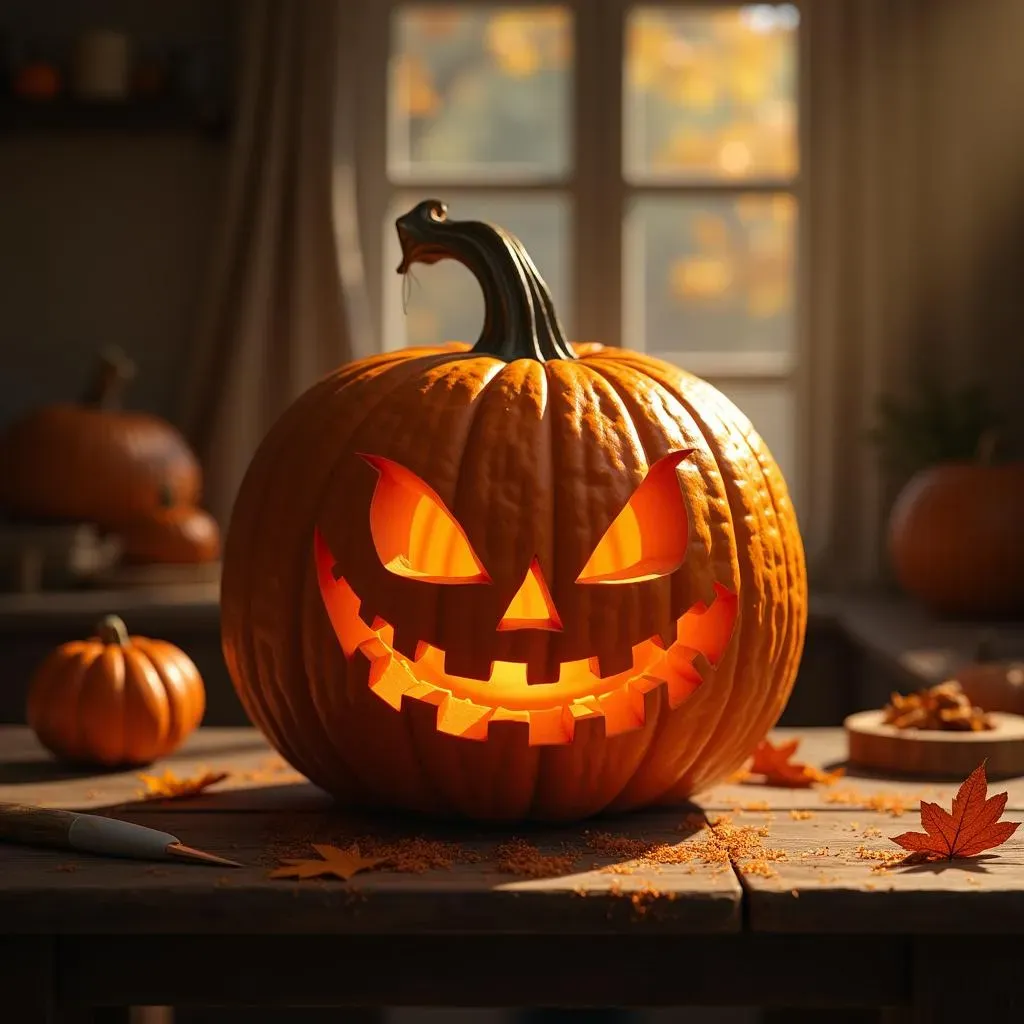 Advanced Halloween Pumpkin Carving Design Templates