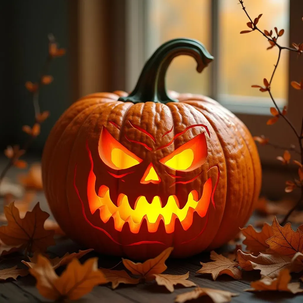 Advanced Seasonal Pumpkin Carving Ideas for Halloween:  Intricate Designs & Techniques