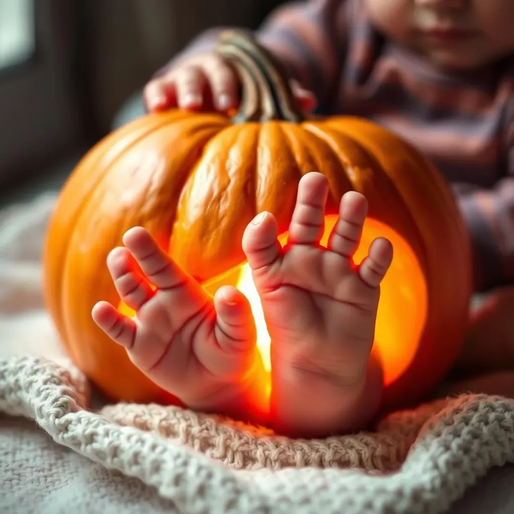 Baby Handprint & Footprint Pumpkin Carving: A Memorable Keepsake