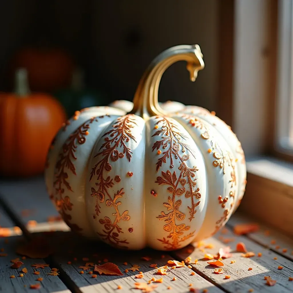 Beyond Carving: Painting and Decorating Cool White Pumpkins