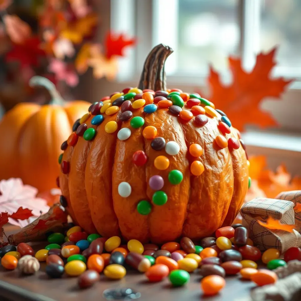 Beyond M&M's: Other Candy Ideas for Pumpkin Decor