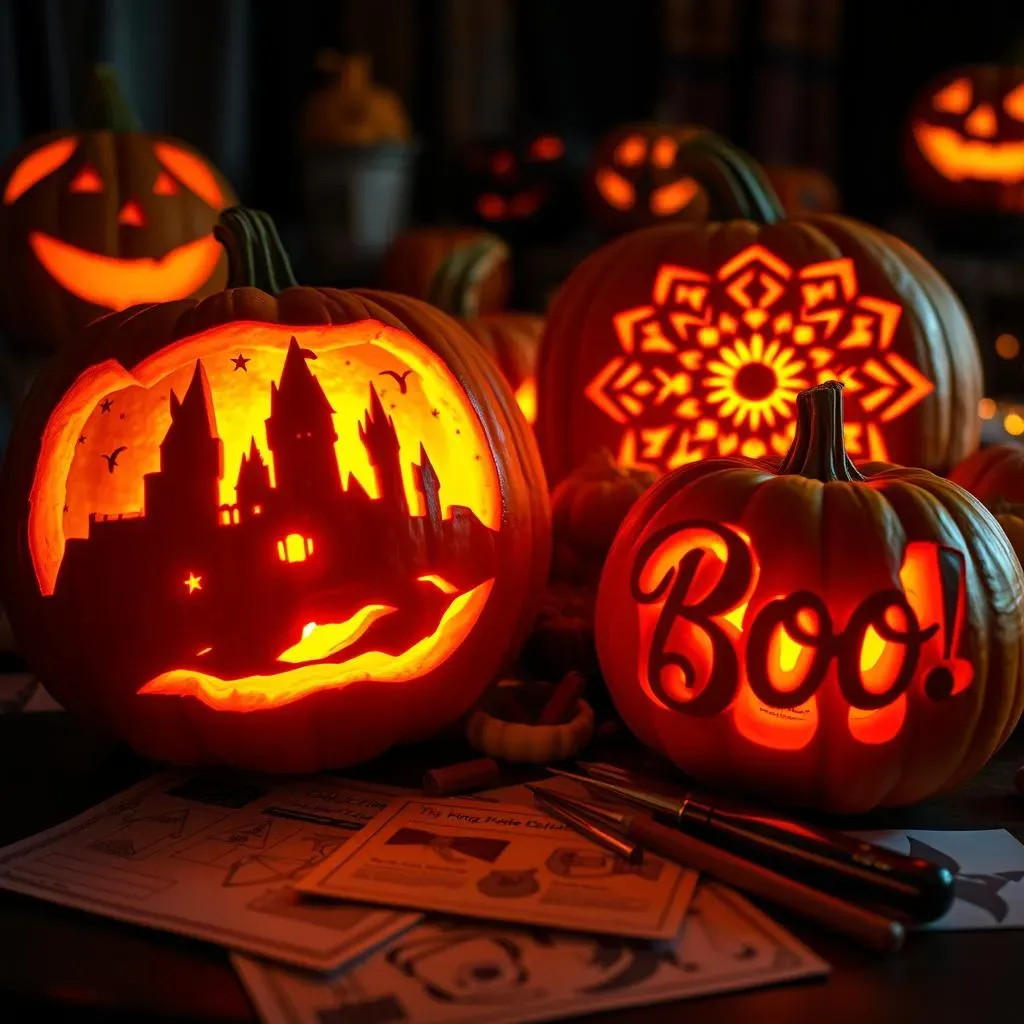 Beyond the Basic Jacko'Lantern: Unique Pumpkin Carving Ideas Using Paper Templates