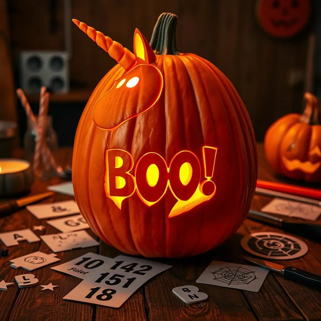 Beyond the Basics: Personalizing Your Unicorn Pumpkin with Stencils