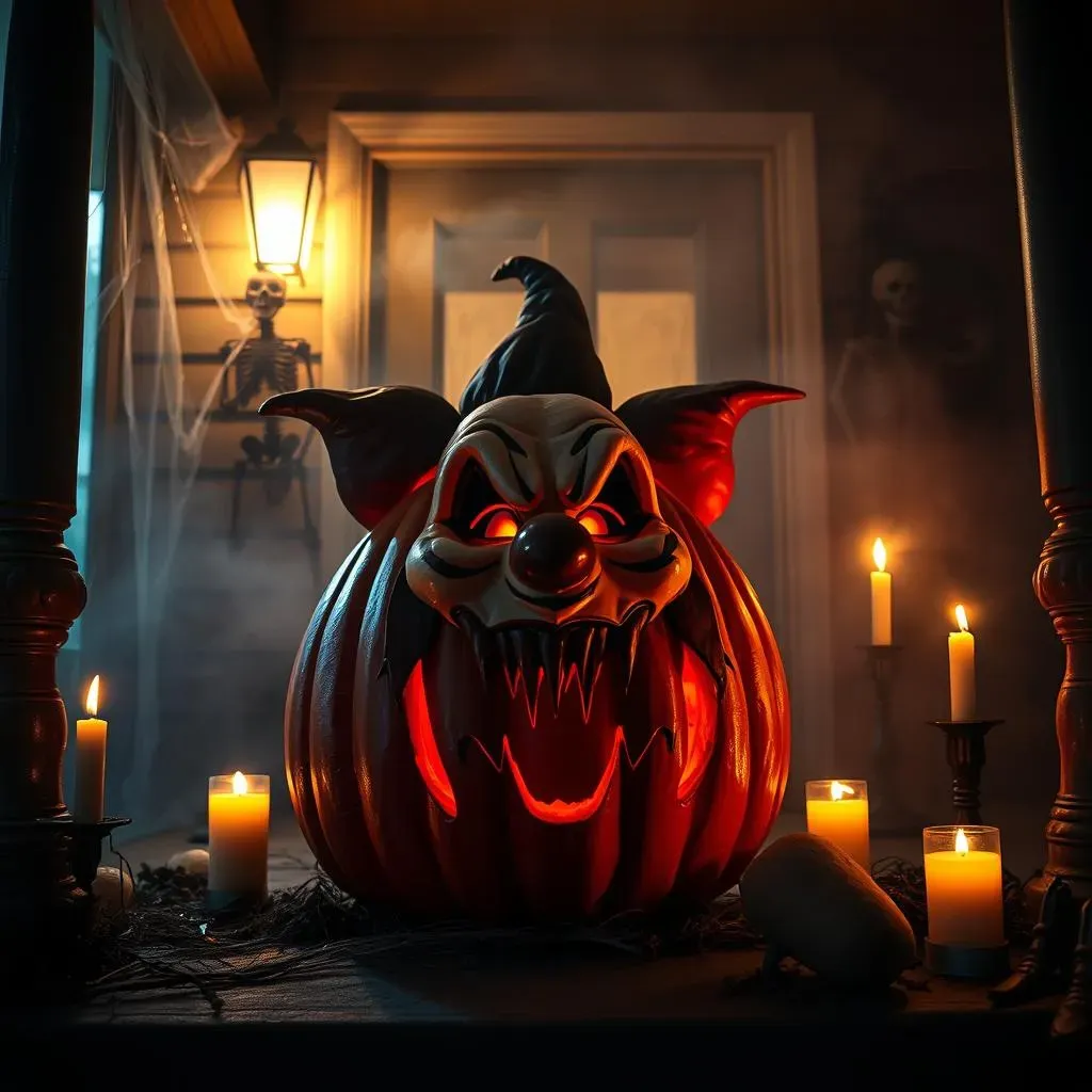 Beyond the Carve: Displaying Your Scary Clown Pumpkin Masterpieces