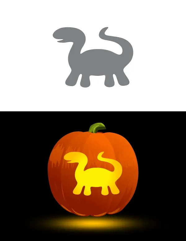 Beyond the Stencil: More Easy Dinosaur Pumpkin Ideas
