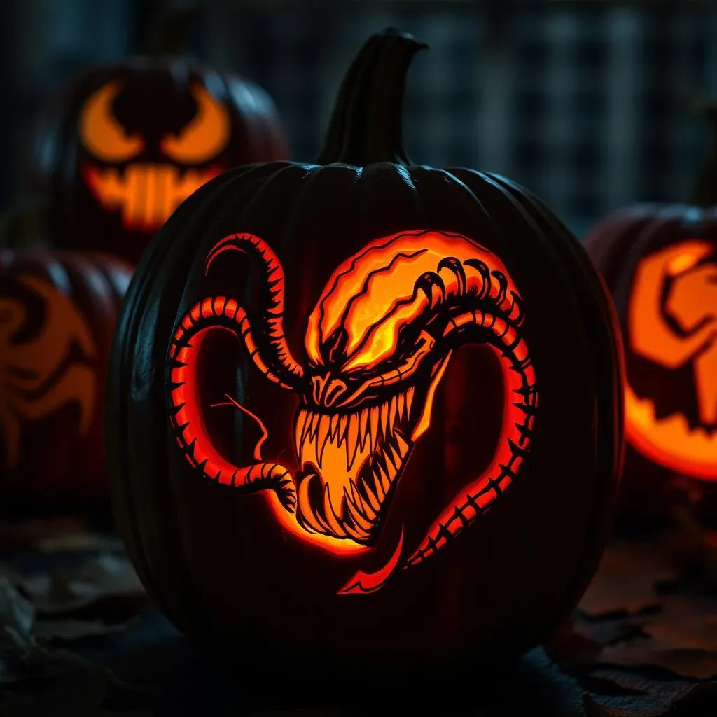 Beyond Venom: Carnage, Symbols, and More Spooky Pumpkin Carving Ideas