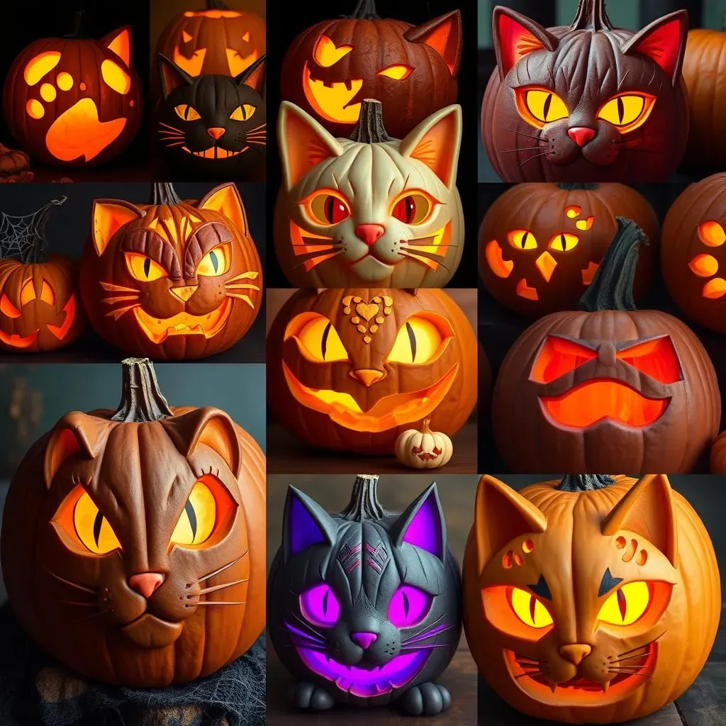 Amazing Cat Halloween Pumpkin Carving Ideas: Unleash Your Creativity