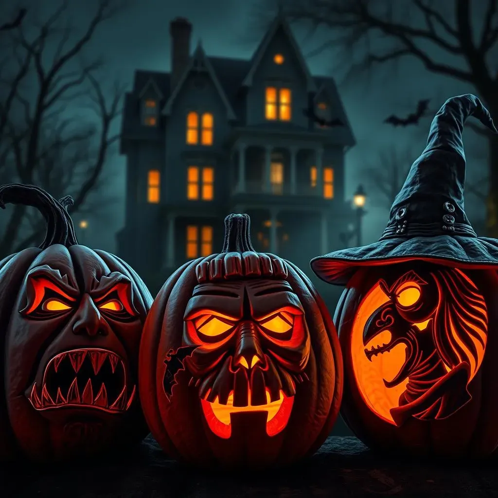 Classic Horror Icons: Timeless Good Pumpkin Carving Ideas Scary