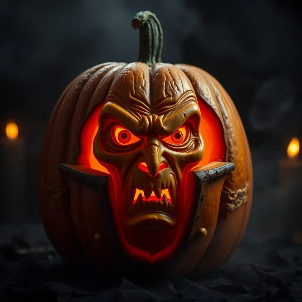 Classic Monsters Reimagined: Timeless Scary Pumpkin Designs