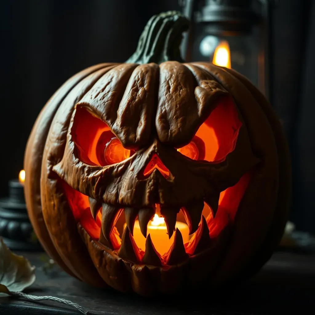 Classic Scary Faces for Halloween Pumpkins