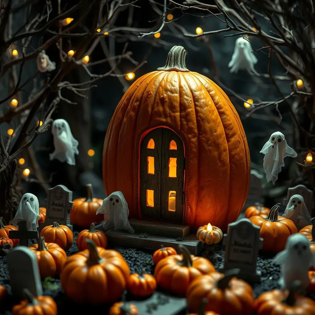 ContestWorthy Creations: Standout Scary No Carve Pumpkin Decorating Ideas