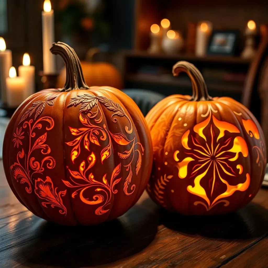 Creative 2 Pumpkin Carving Ideas Using Different Techniques