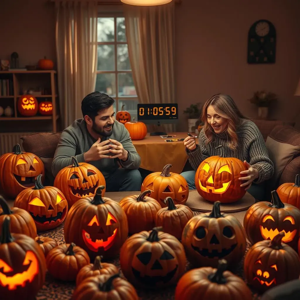 Creative Carving Competition: Fun Pumpkin Designs with Your Boyfriend