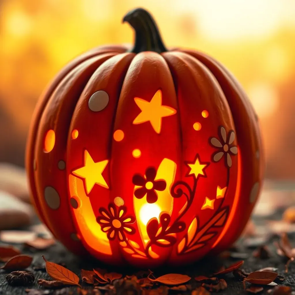 Creative Carving Patterns: Elevate Your Cute Aesthetic Pumpkin