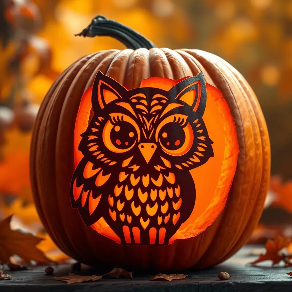 Creative Cute Pumpkin Carve Ideas with Stencils