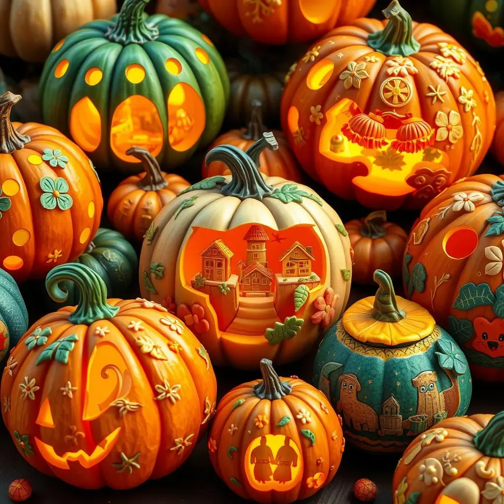 Creative Cute Pumpkin Designs Beyond Faces