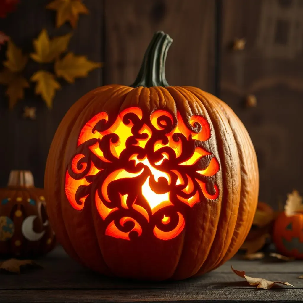 Creative Easy Pumpkin Carving Ideas with Stencils