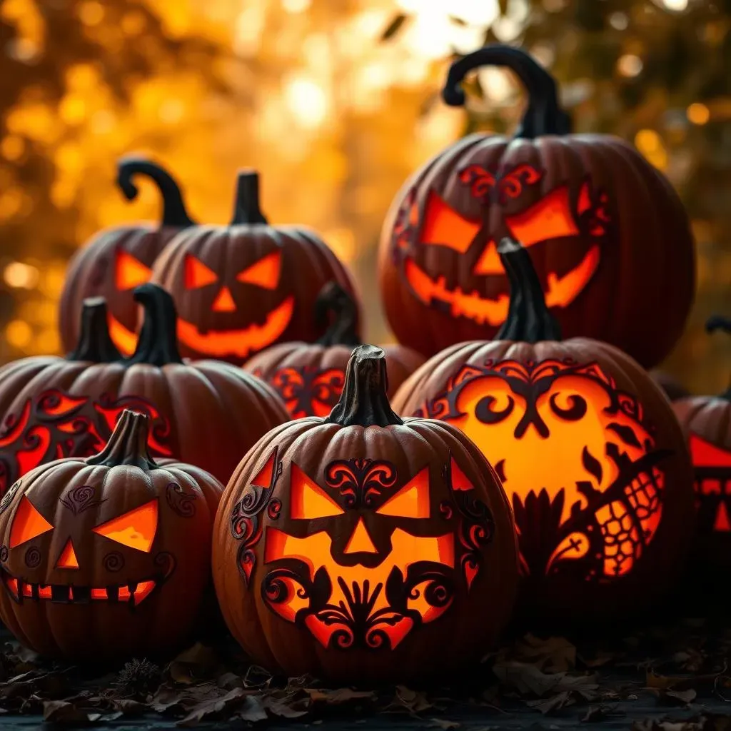 Creative Halloween Themed Pumpkin Carving Ideas for Intermediate Carvers