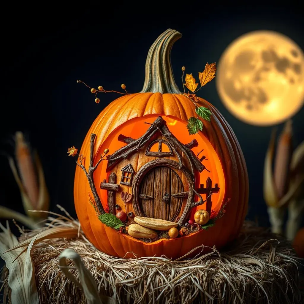 Creative Ideas to Carve a Cool Pumpkin and Display It
