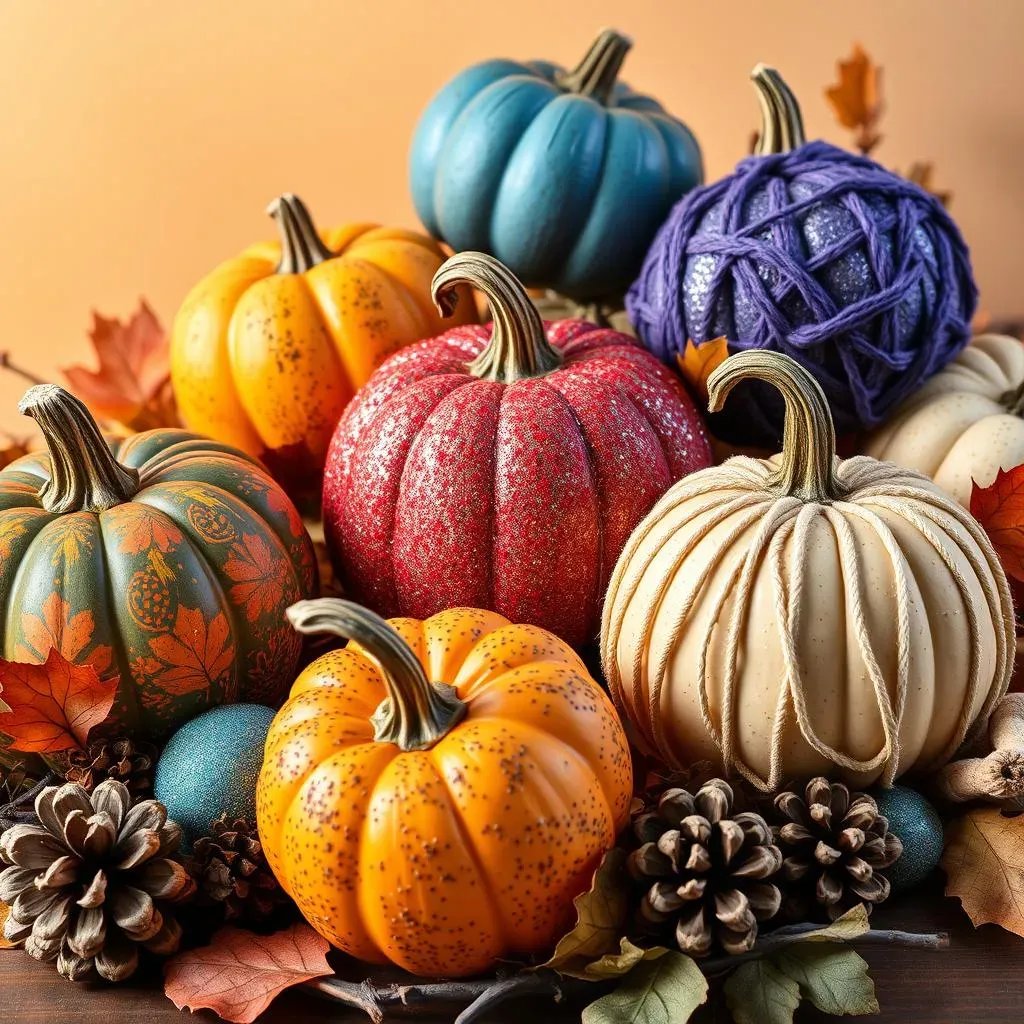 Creative NoCarve Pumpkin Decorating Ideas
