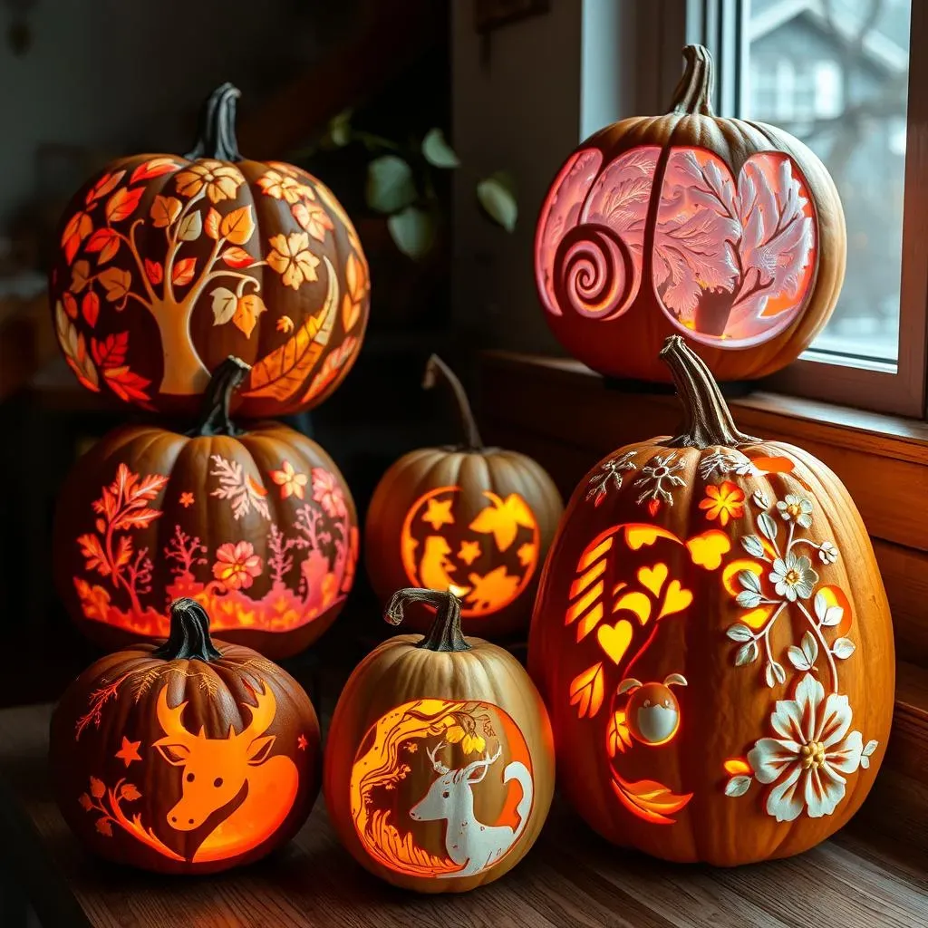 Creative Pumpkin Carving Designs for Every Season: Seasonal Pumpkin Carving Kits Inspiration