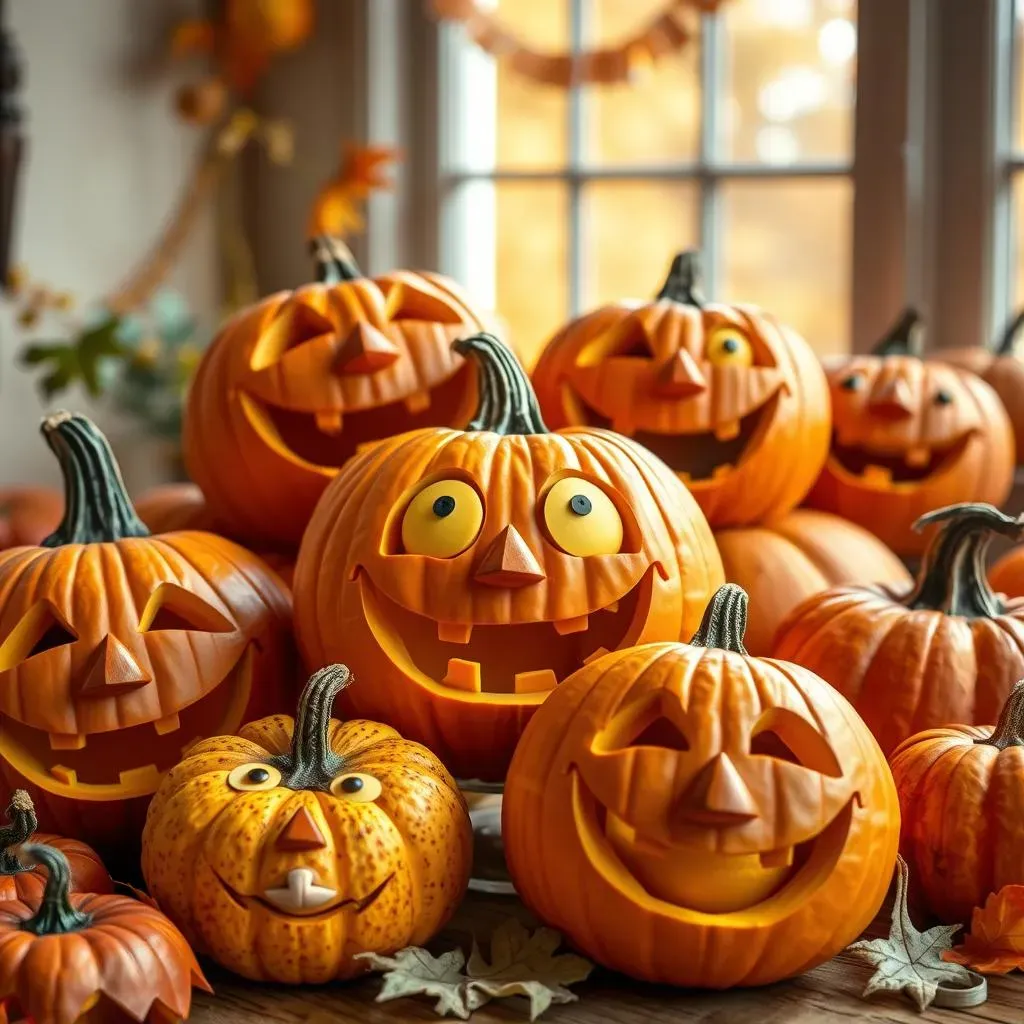 Creative Pumpkin Carving Designs for Kids' Craft Projects