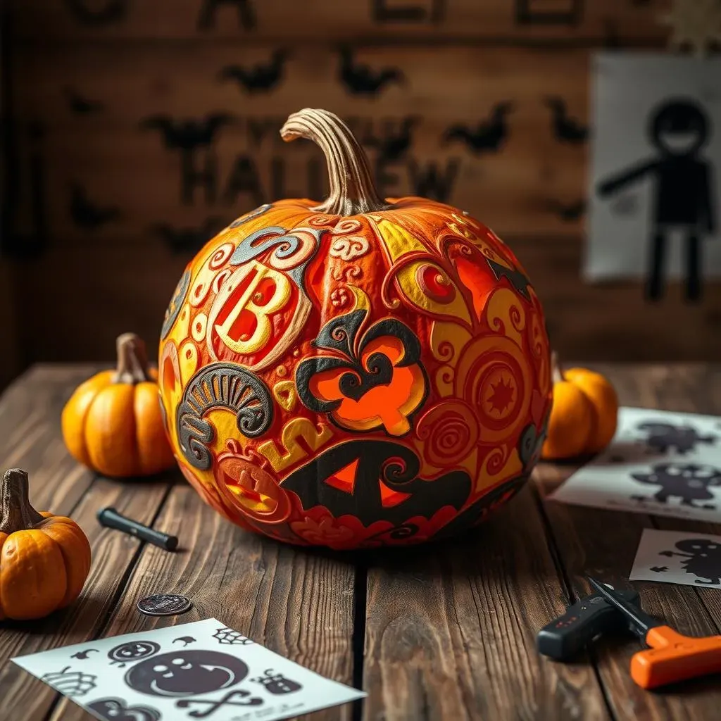 Creative Pumpkin Carving Ideas and Designs for Kids Using Pumpkin Carving Tools