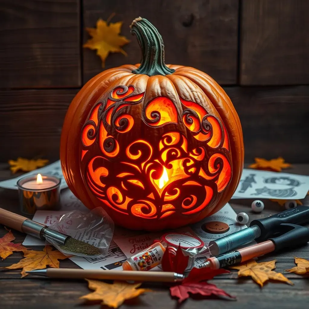 Creative Pumpkin Carving Ideas with Stencils and Hacks