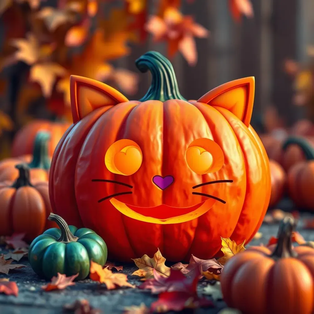 Creative Pumpkin Cute Carving Ideas for Kids