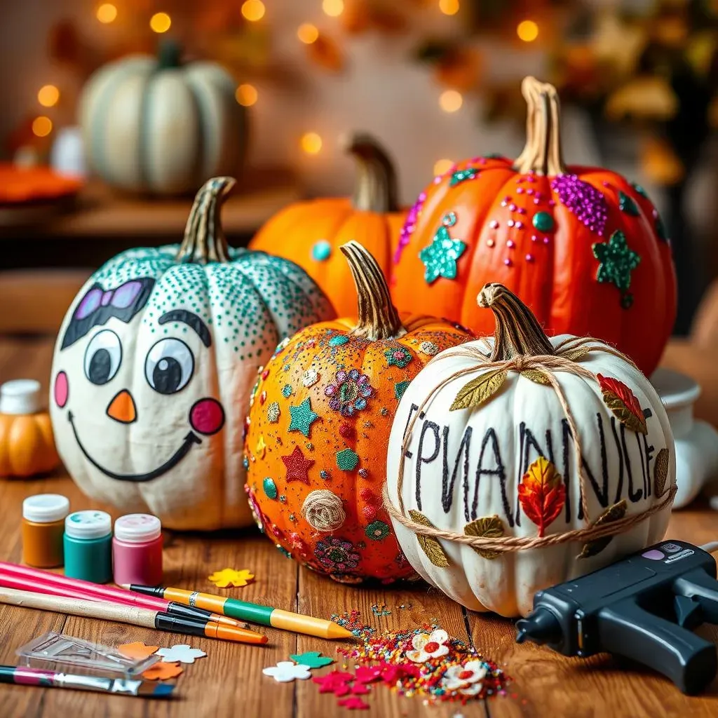 Creative Pumpkin Painting and Decorating Ideas (No Carving Needed!)