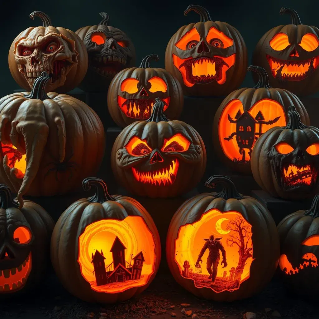 Creative Scary Pumpkin Carving Ideas