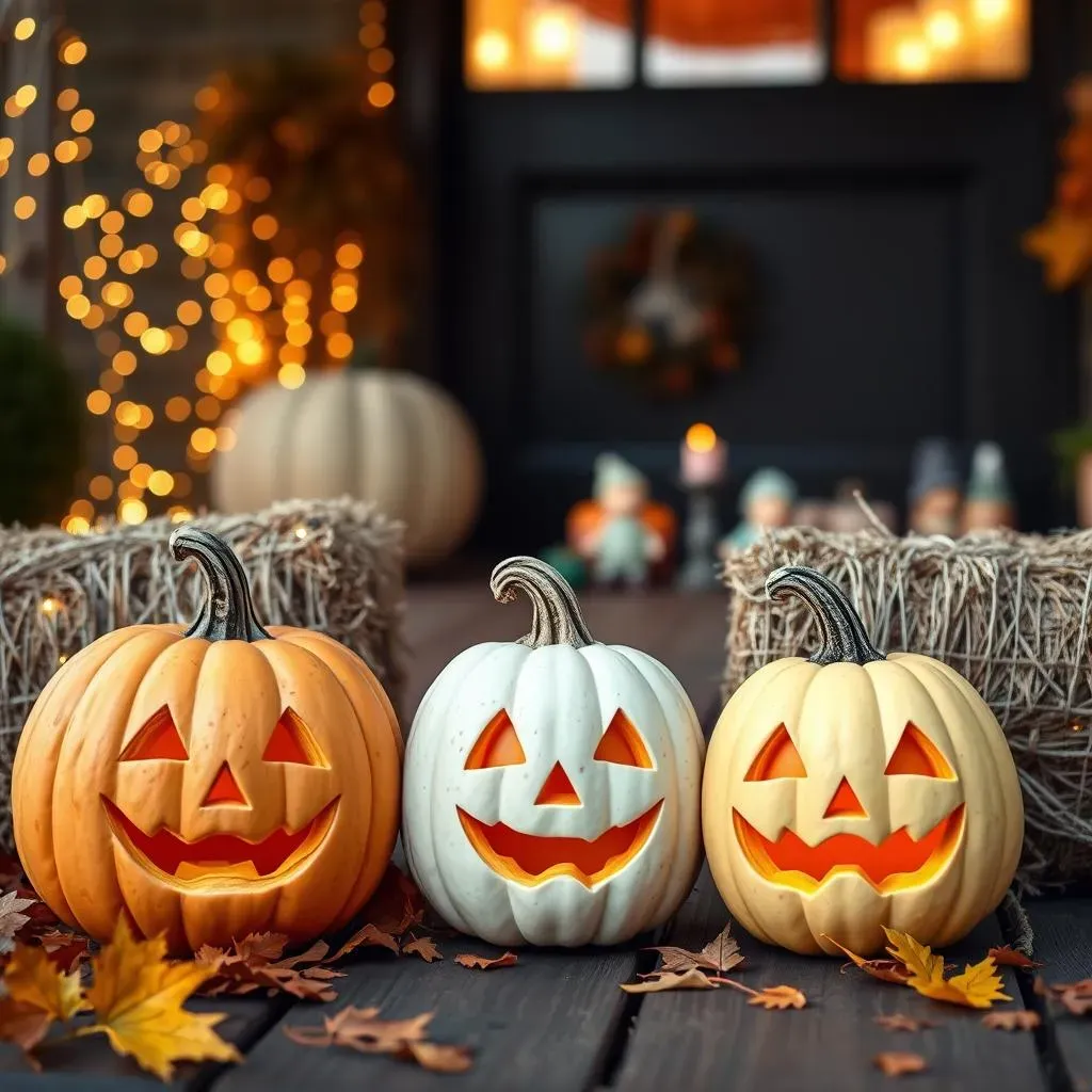 Creative Ways to Decorate Your Cute Carved Pumpkins