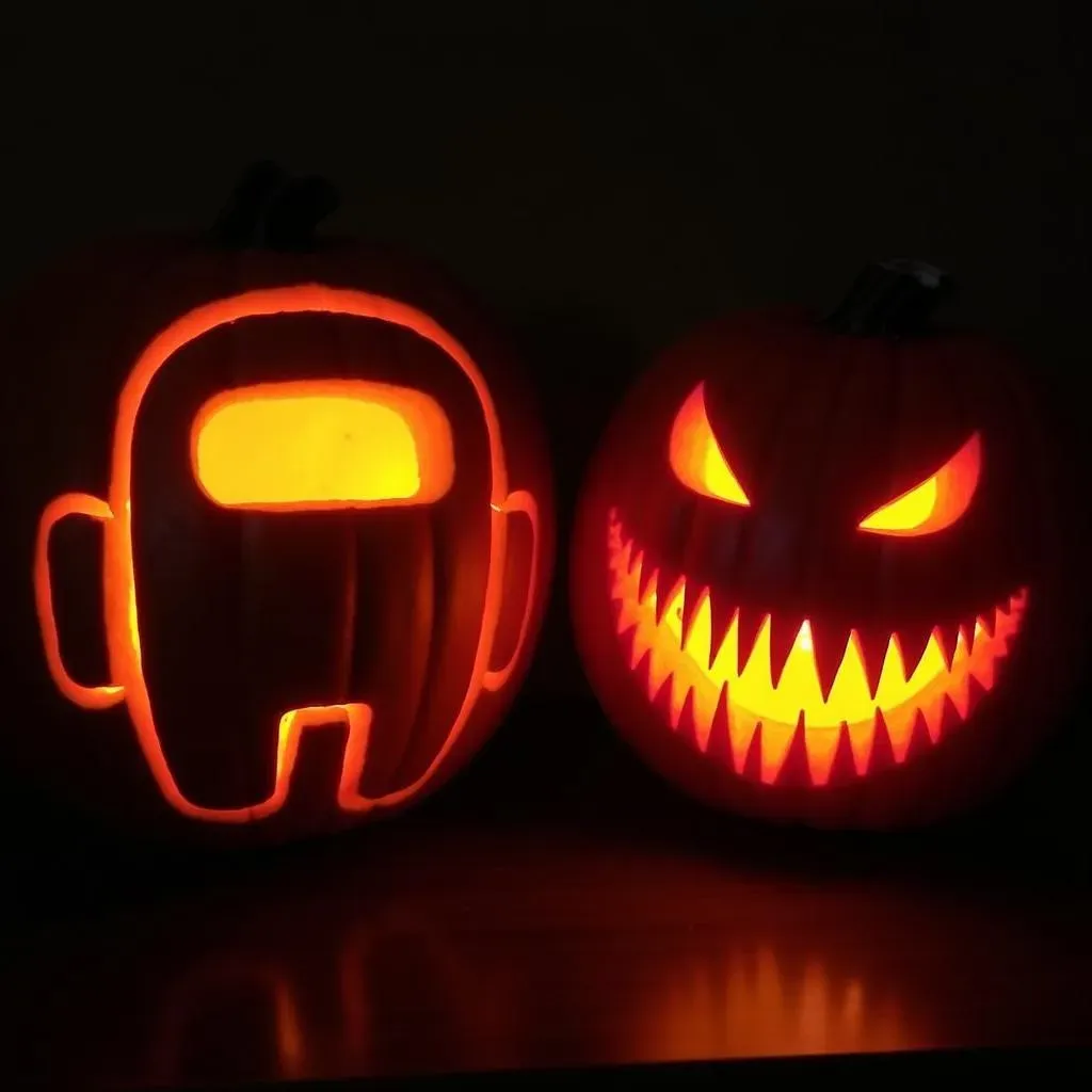 Crewmate or Impostor? Simple Among Us Pumpkin Carving Ideas