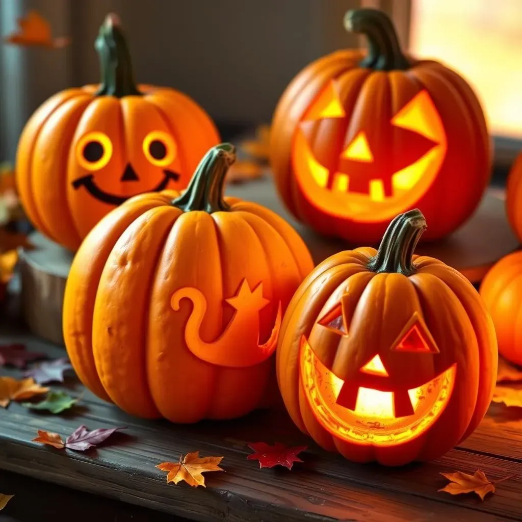 Cute and Easy Pumpkin Carving Ideas for Beginners