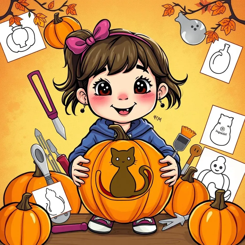 Cute and Easy Pumpkin Carving Ideas for Girls