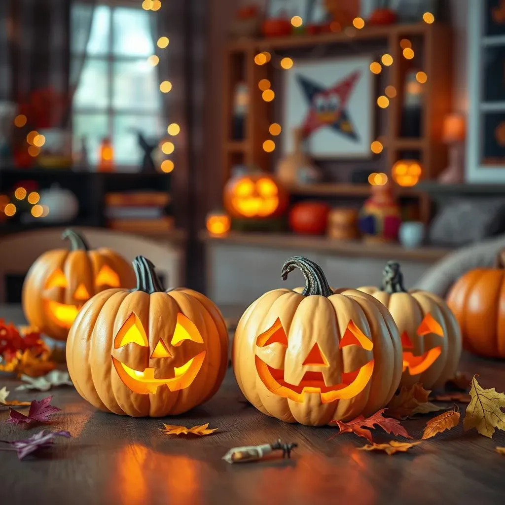 Amazing Cute and Easy Pumpkin Carving Ideas for Kids