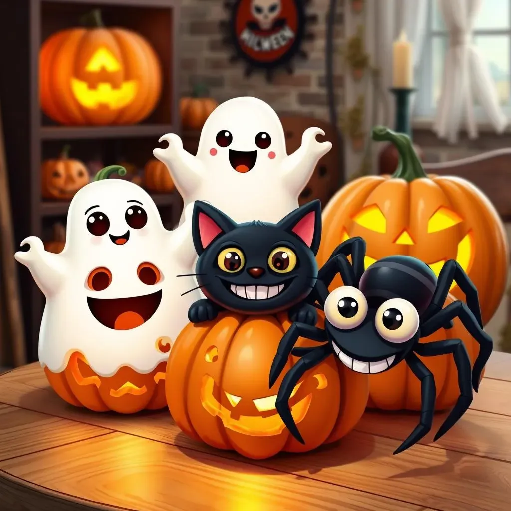 Cute and Spooky: Pumpkin Carving Designs for Little Gourds