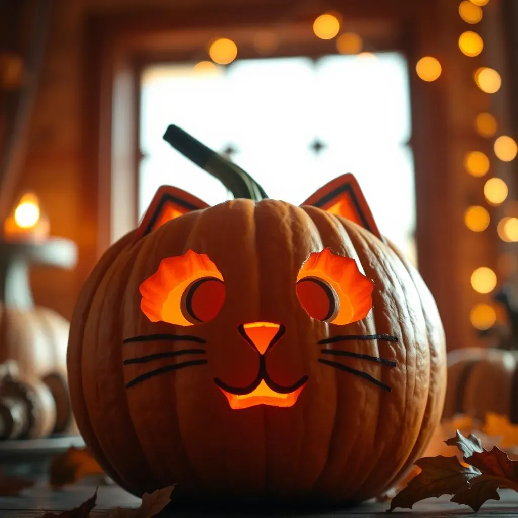 Cute Animals: Simple Pumpkin Carving