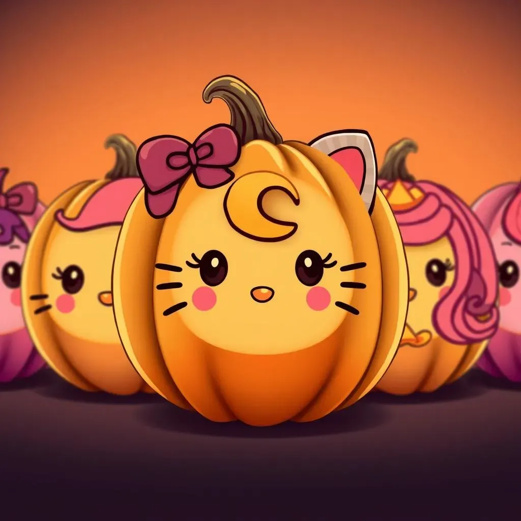 Cute CharacterInspired Girly Pumpkin Carving Ideas