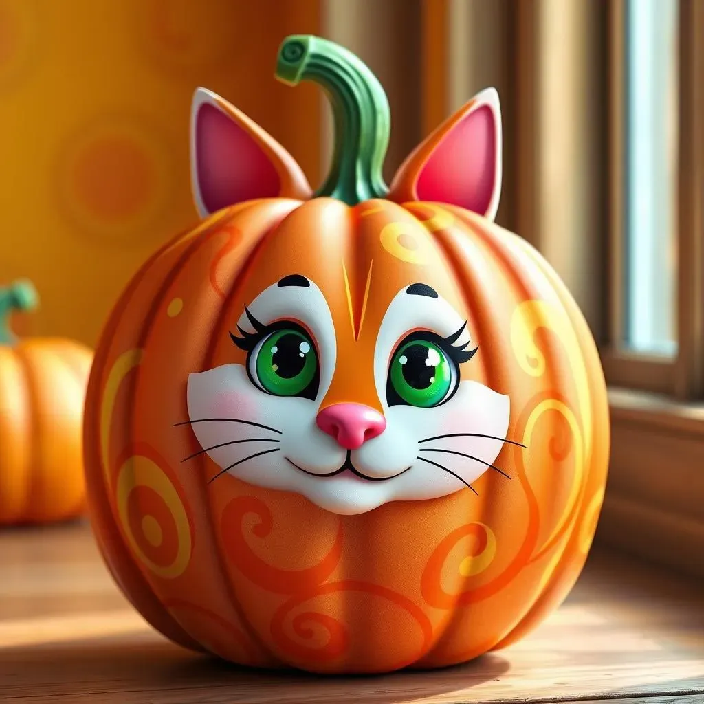 Cute Characters and Critters: Adorable Pumpkin Designs