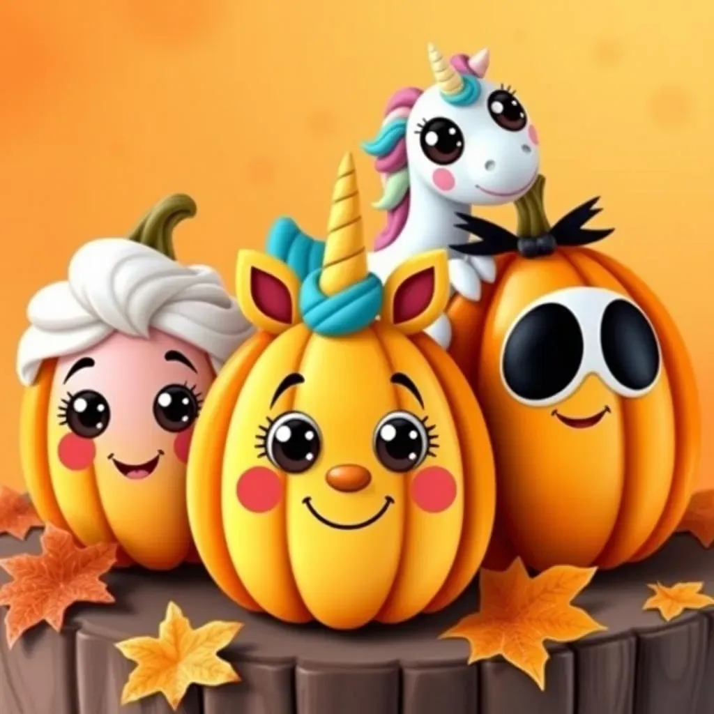 Cute Characters and Themes for Your Pumpkins