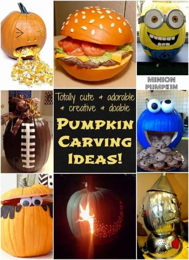 Amazing cute creative pumpkin carving ideas for Halloween