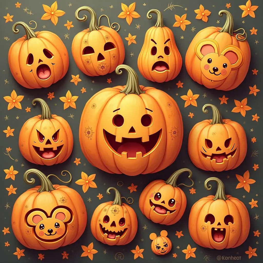 Cute Disney Pumpkin Designs: Stencils and Inspiration