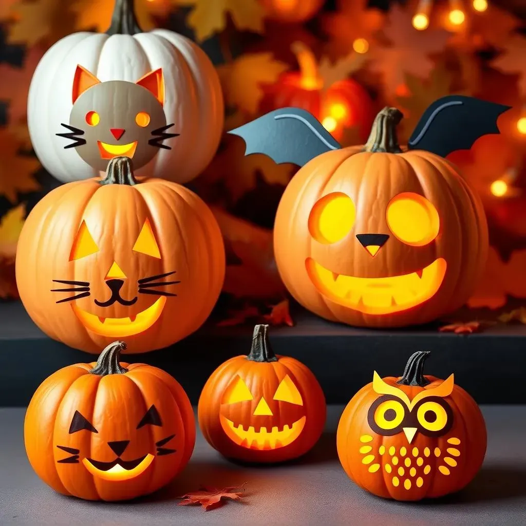 Absolute Cute Easy Ideas for Carving Pumpkins