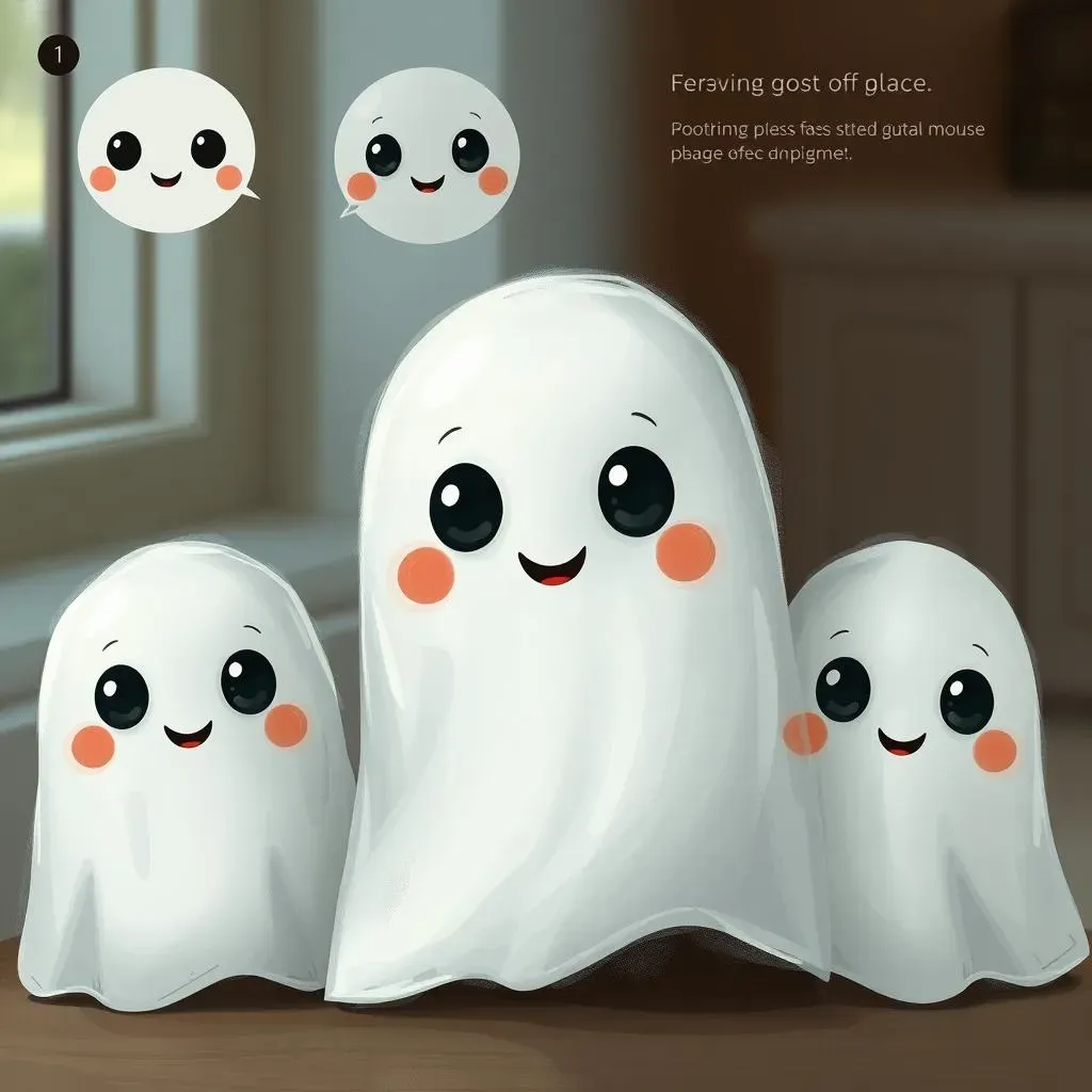 Cute Ghost Faces: StepbyStep Guide