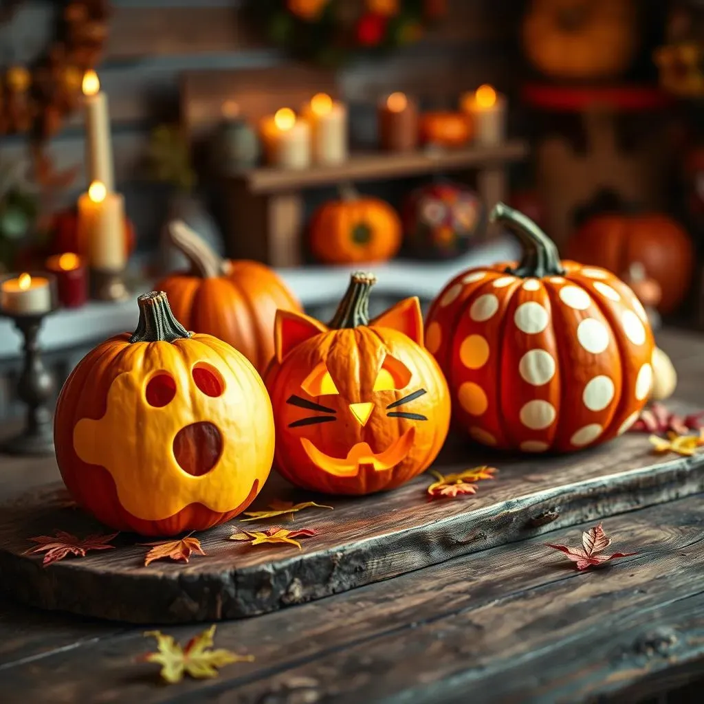 Cute Halloween Pumpkin Carving Ideas for Beginners