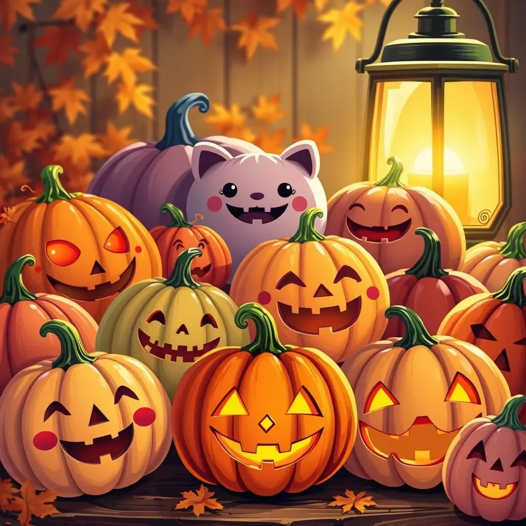 Amazing Cute Pumpkin Faces Carving Ideas for Halloween